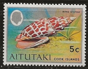 Aitutaki Island | Scott # 87 - MH