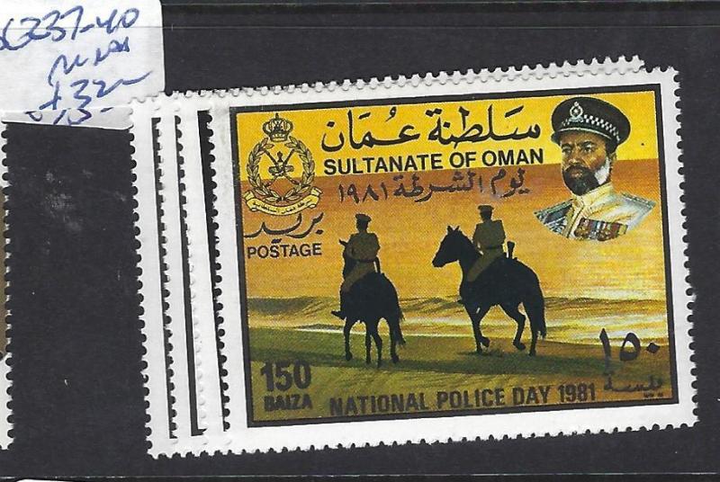 OMAN (P2802B)   SG 237-240     MNH