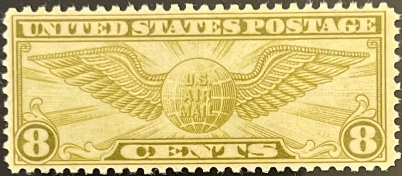 Scott #C17 1932 8¢ Winged Globe perf. 10.5 x 11 MNH OG