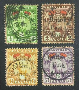 MOMEN: BRITISH EAST AFRICA 1897 USED £158 LOT #63991