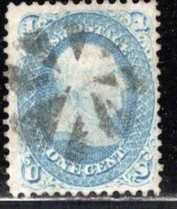 United States Scott 63, used, fancy cancel