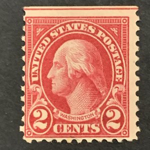1923 SC #554 US 2 Cent George Washington Stamp, Mint, NG