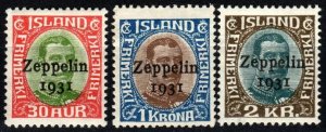 Iceland #C9-11 F-VF Unused CV $97.00 (X4409)