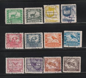 Bolivia 255-258, 261-268 U Various