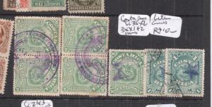 Costa Rica SC 35 X 2, 38 X 1 + 2 Pairs See Cancels VFU (3dft) 