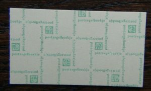 Netherlands 1953 1 Guilder Booklet 12c x 5 20c x 2 + label MNH