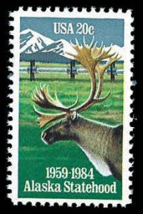 PCBstamps   US #2066 20c Alaska Statehood, MNH, (35)