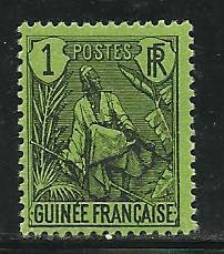 French Guinea # 18, Mint Hinge