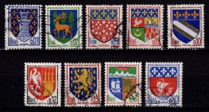 France 1960-65 Provincial Coats-of-Arms, Set [Used]