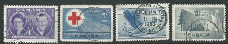 Canada  315-317, 320  Used