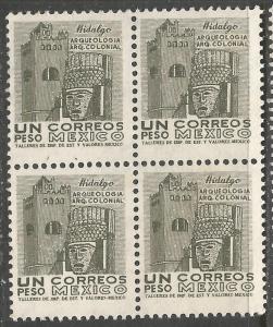 MEXICO 928 MNH BLOCK OF 4 L339