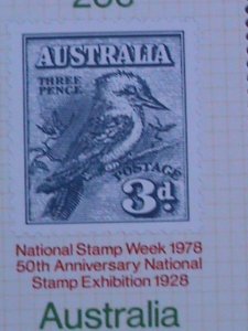 AUSTRALIA 1978-SC# 687a 50TH ANNIV: MELBOURNE STAMPS SHOW-1928  -MNH- S/S-VF