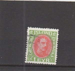 Iceland  Scott#  176  Used  (1931 King Christian X)