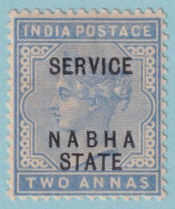 INDIA - NABHA STATE O8 OFFICIAL  MINT HINGED OG * NO FAULTS VERY FINE! - TLP