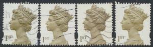 Machin 1st Millennium  SG 2124 / d  SC# MH335 -MH336  Used copies - see details