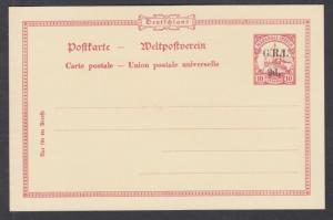 Marshall Islands, British Occupation, Mi P2 mint 1897 2p on 10pf Postal Card, VF