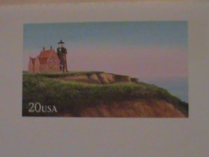 ​UNITED STATES-1997-RED HOUSE IN THE BEAUTIFUL LANDSCAPE MNH POST CARD-VF