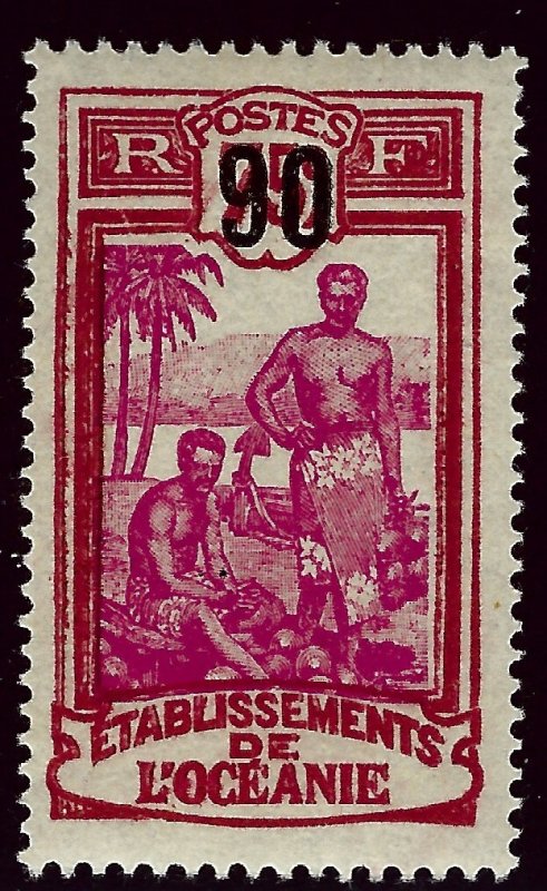 French Polynesia SC#63 Mint VF...French Polynesia is Hot!