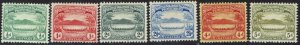 BRITISH SOLOMON ISLANDS 1908 SMALL CANOE ½D - 5D