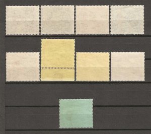 BERMUDA 1920/1 SG 59/67 MNH Cat £110