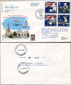 RFDC64b Australian Bicentenary Signed by Grp Capt. P.T. Squire (C)