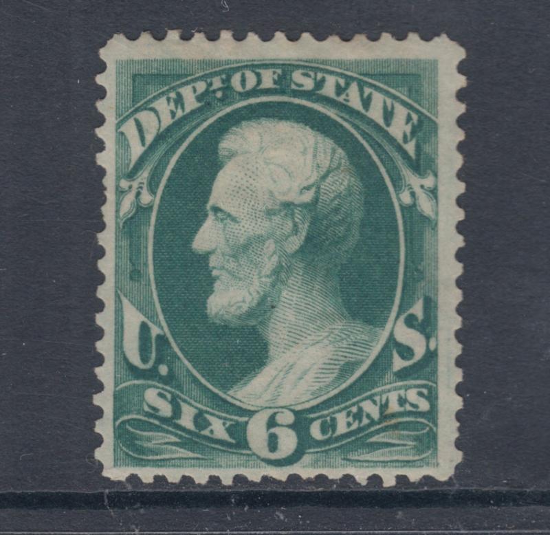 US Sc O60 MLH. 1873 6c Department of State Official