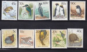 New Zealand 919-929, MNH - Birds