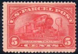 United States Q5 - Mint-H - Mail Train (cv $25.00)