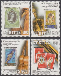 St. Kitts 360-363 MNH CV $4.70