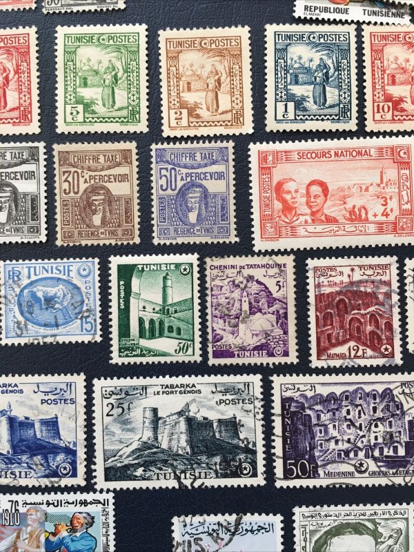 Tunisia Stamps,￼Old Stamps. Many,1888-195Sc#1,