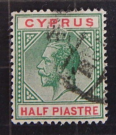 Cyprus, SG #75, 1912-1914, King George V, (1728-T)