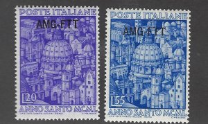 Italy-Trieste SC#74-75 Mint F-VF SCV$44.00 .Fill empty Spots!