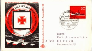 Germany Post-1950, Worldwide First Day Cover, Ships