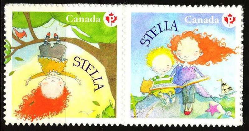 Canada 2013 Children's Books Stella set of 2 MNH**