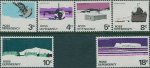 Ross Dependency 1979 SG9a-14a Definitives chaulk paper MNH