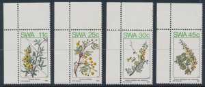 South West Africa 1984 Spring Flowers Sc 532-535 Mint Not Hinged (**)