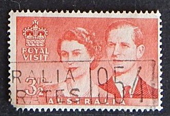 Australia, 1954 Royal Visit, MC: 242; SC: 267; YT: 2. (№1396-T)