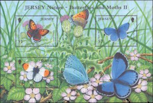 Jersey #1221-1227, Complete Set(7), 2006, Butterflies/Moths, Never Hinged