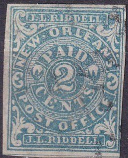 Confederate States #62X1 F-VF Used  CV $800.00  (Z3094)