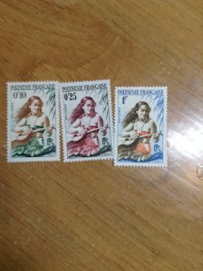 French Polynesia  #  182-184  MH