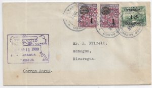 1930 San Jose, Costa Rica to Managua, Nicaragua 1st Flight (65095)