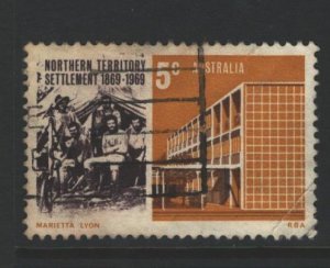 Australia Sc#459 Used - toned