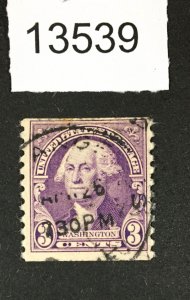 MOMEN: US STAMPS # 721 USED LOT #13539