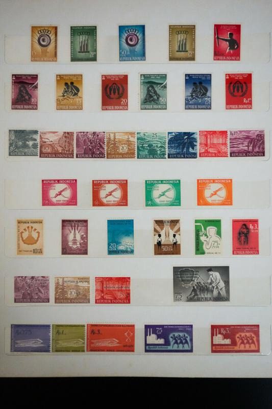 Indonesia Early Mint Stamp Collection