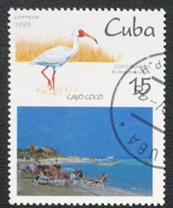 Cuba Sc# 3704 CAYO COCO Birds beaches tourism  15c  1995 used cto