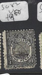 FIJI I ISLANDS (P2309B)  1D  SG 82   VFU