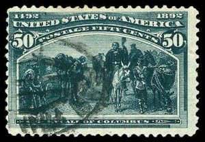 U.S. COLUMBIAN ISSUE 240  Used (ID # 78393)