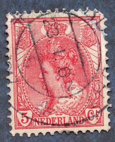 Netherlands Scott #65 5c Queen Wilhelmina Used (1898)