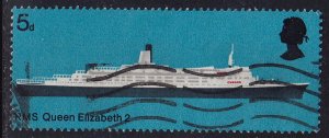 GB - 1969 - Scott #575 - used - Ship Queen Elizabeth 2