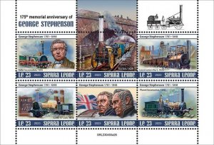 2024 03- SIERRA LEONE - GEORGE STEPHENSON          6V  complet set    MNH ** T